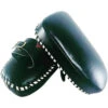 Arwut Fight Gear Black/Black Old Skool Black Thai Kick Pads -Boxing Discount Store KP2 BLK