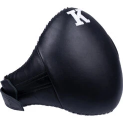 K Muaythai Equipment Classic Small Black Belly Pad -Boxing Discount Store KSBP BLK BLK 1