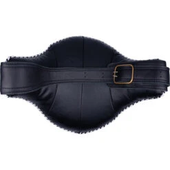 K Muaythai Equipment Classic Small Black Belly Pad -Boxing Discount Store KSBP BLK BLK 4