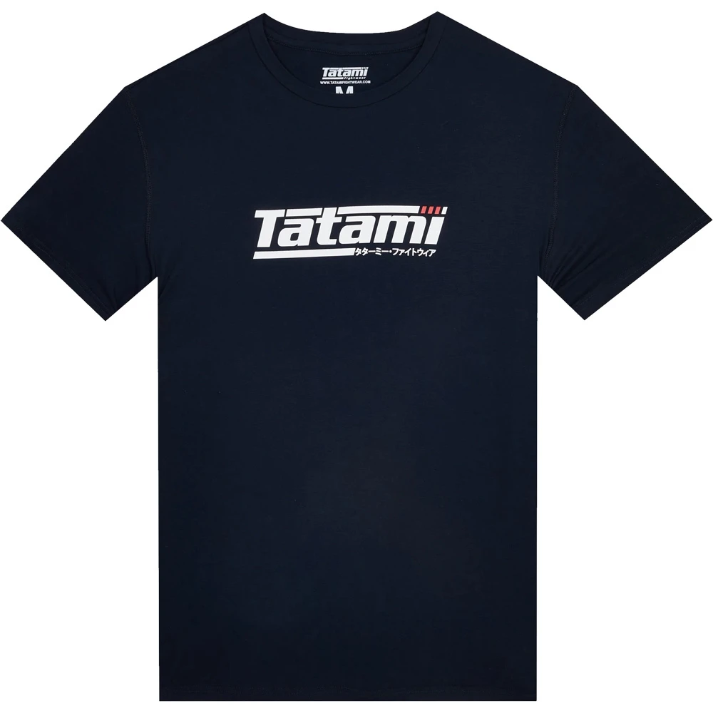 Tatami Logo Navy/White Tee 3 Tatami Logo Navy/White Tee