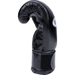 Winning 8oz Velcro Black Boxing Gloves -Boxing Discount Store MS 200BLK V 6