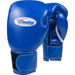 Winning 10oz Velcro Blue Boxing Gloves -Boxing Discount Store MS 300BLU V 2