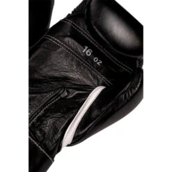 Winning 16oz Velcro Black Boxing Gloves -Boxing Discount Store MS 600BLK V 7