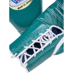 Winning 10oz Lace Up Green Boxing Gloves -Boxing Discount Store MS300 GRN 7