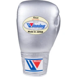 Winning 10oz Lace Up Silver Boxing Gloves -Boxing Discount Store MS300 SIL 3