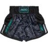 AOC By Jitsy Black Ocelot Muay Thai Shorts -Boxing Discount Store MTBO c