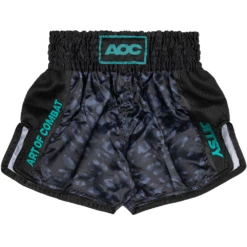 AOC By Jitsy Black Ocelot Muay Thai Shorts