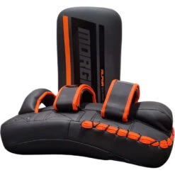 Morgan Sports Alpha Curved Black/Orange Thai Pads -Boxing Discount Store MTP ALPHA 2
