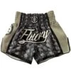 Fluory Snake Black Stripe Muay Thai Shorts -Boxing Discount Store MTSF82BK c