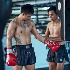 Primo Free Flow Series Black Panther Muay Thai Shorts 12 Primo Free Flow Series Black Panther Muay Thai Shorts -Boxing Discount Store MTSFF BP c 4