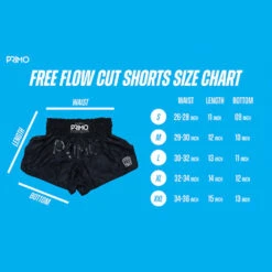 Primo Free Flow Series Black Panther Muay Thai Shorts 13 Primo Free Flow Series Black Panther Muay Thai Shorts -Boxing Discount Store MTSFF BP c 5