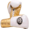 No Boxing No Life Championship Line White/Gold Boxing Gloves -Boxing Discount Store NBNLG WG c