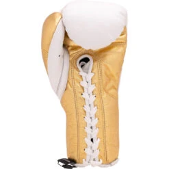 No Boxing No Life Championship Line White/Gold Boxing Gloves -Boxing Discount Store NBNLG WG c 5