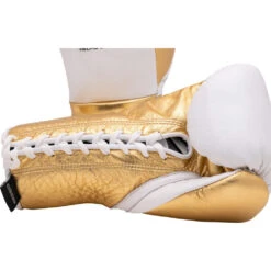 No Boxing No Life Championship Line White/Gold Boxing Gloves -Boxing Discount Store NBNLG WG c 7
