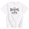 No Boxing No Life Logo White Tee 2 No Boxing No Life Logo White Tee -Boxing Discount Store NBNLLT WHT c