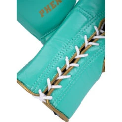 Phenom Boxing SG-202 Green/Gold Lace Sparring Gloves 19 Phenom Boxing SG-202 Green/Gold Lace Sparring Gloves -Boxing Discount Store PBGL SG202 16 GN GD c 7