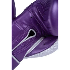 Phenom Boxing SG-202S Metalic Purple/Silver Velcro Sparring Gloves -Boxing Discount Store PBGL SG202S 16 MPR S c 6