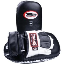 Twins Long Black/White Punching Mitts