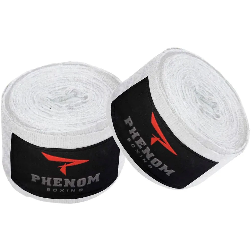 Phenom Boxing HW-1 4.5m Classic White Hand Wraps 3 Phenom Boxing HW-1 4.5m Classic White Hand Wraps