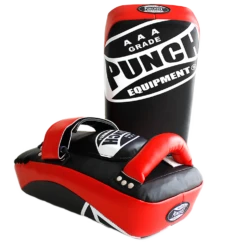 Punch AAA Curved Black/Red Soft Thai Pads