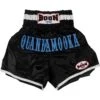 Boon Quandamooka Cup Black Muay Thai Shorts -Boxing Discount Store QCUP Black c