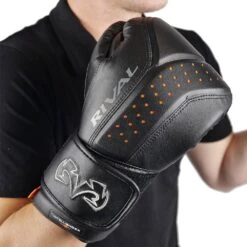 Rival Intelli-Shock RB10 Black Bag Gloves -Boxing Discount Store RB10 Black c 9