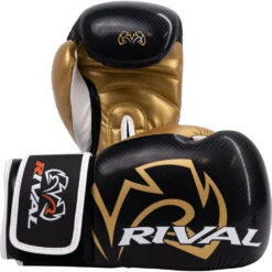 Rival RB7 Black/Gold Fitness Plus Bag Gloves