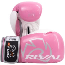 Rival RB7 Pink/White Fitness Plus Bag Gloves