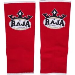 Raja Boxing Red Ankle Guards