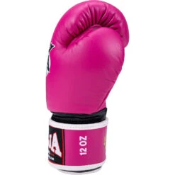 Raja Boxing Standard Pink Velcro Boxing Gloves -Boxing Discount Store RBGV 1 PNK c 6