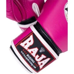 Raja Boxing Standard Pink Velcro Boxing Gloves -Boxing Discount Store RBGV 1 PNK c 8
