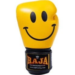 Raja Boxing Smile Leather Boxing Gloves -Boxing Discount Store RFBGV 1 SM c 3