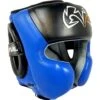 Rival Mexican RHG30 Black/Blue Training Head Gear -Boxing Discount Store RHG30 Black Blue c