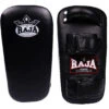 Raja Boxing Black Curved Velcro Thai Kicking Pad -Boxing Discount Store RKP C VEL c