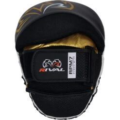 Rival RPM7 Fitness Plus Black/Gold Punch Mitts -Boxing Discount Store RPM7 Black Gold 6