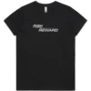 Risk Equals Reward Ladies Black T-Shirt -Boxing Discount Store RRFMTSHTBLK c