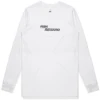 Risk Equals Reward White Longsleeve Tee -Boxing Discount Store RRMLSVWHT c