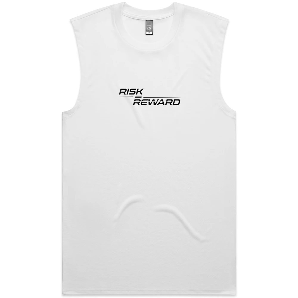 Risk Equals Reward White Tank Top 3 Risk Equals Reward White Tank Top
