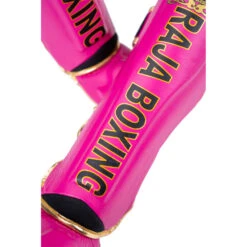 Raja Boxing Pink Light Weight Slim Shin Guards -Boxing Discount Store RSP LS PNK c 4