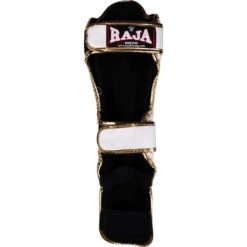 Raja Boxing White Light Weight Slim Shin Guards -Boxing Discount Store RSP LS WHT c 2