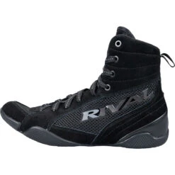 Rival RSX-Guerrero Deluxe Black Boxing Boots -Boxing Discount Store RSX G DLX Black c 2