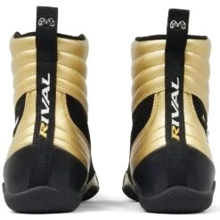 Rival RSX-Guerrero Deluxe Boxing Boots -Boxing Discount Store RSX G DLX Gold c 4