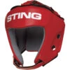 Sting Aiba Competition Red Leather Head Gear