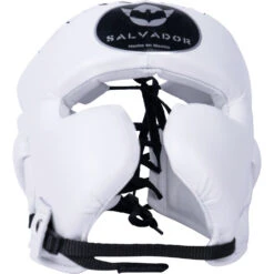 Salvador White Head Gear -Boxing Discount Store SAL SHG WHT c 2