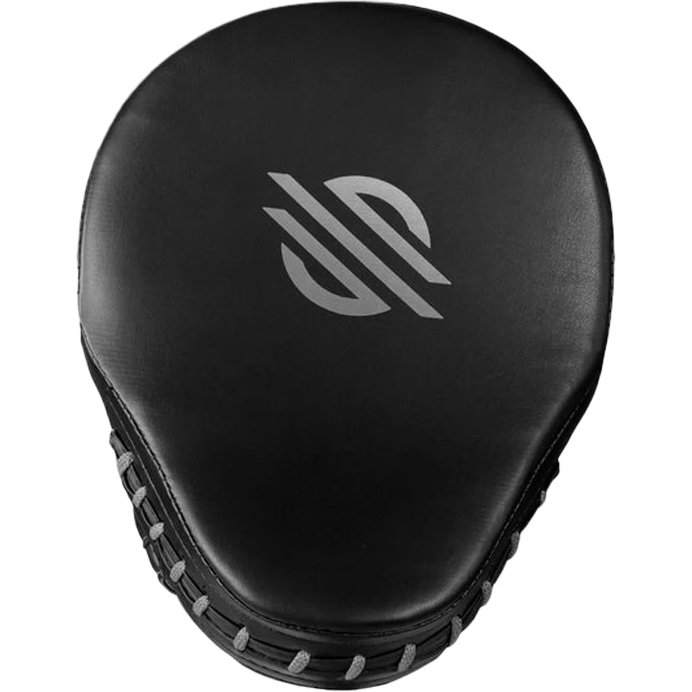 Sanabul Essential Metallic Silver Punch Mitts 4 Sanabul Essential Metallic Silver Punch Mitts - Image 2