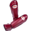 Twins Slim-Fit Maroon Shin Guards 2 Twins Slim-Fit Maroon Shin Guards -Boxing Discount Store SGL10 MAR c