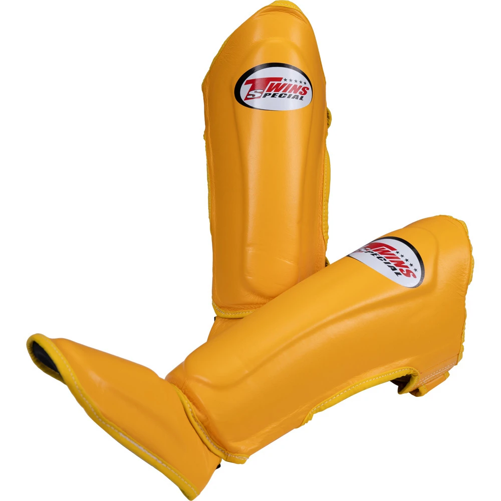Twins Slim-Fit Yellow Shin Guards 3 Twins Slim-Fit Yellow Shin Guards