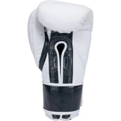Salvador HF White/Black Velcro Training Gloves -Boxing Discount Store SHF VEL WB c 4