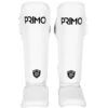 Primo White Classic Shin Guards -Boxing Discount Store SHG WHT c