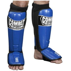 Combat Sports Pro Style Blue MMA Shin Guards